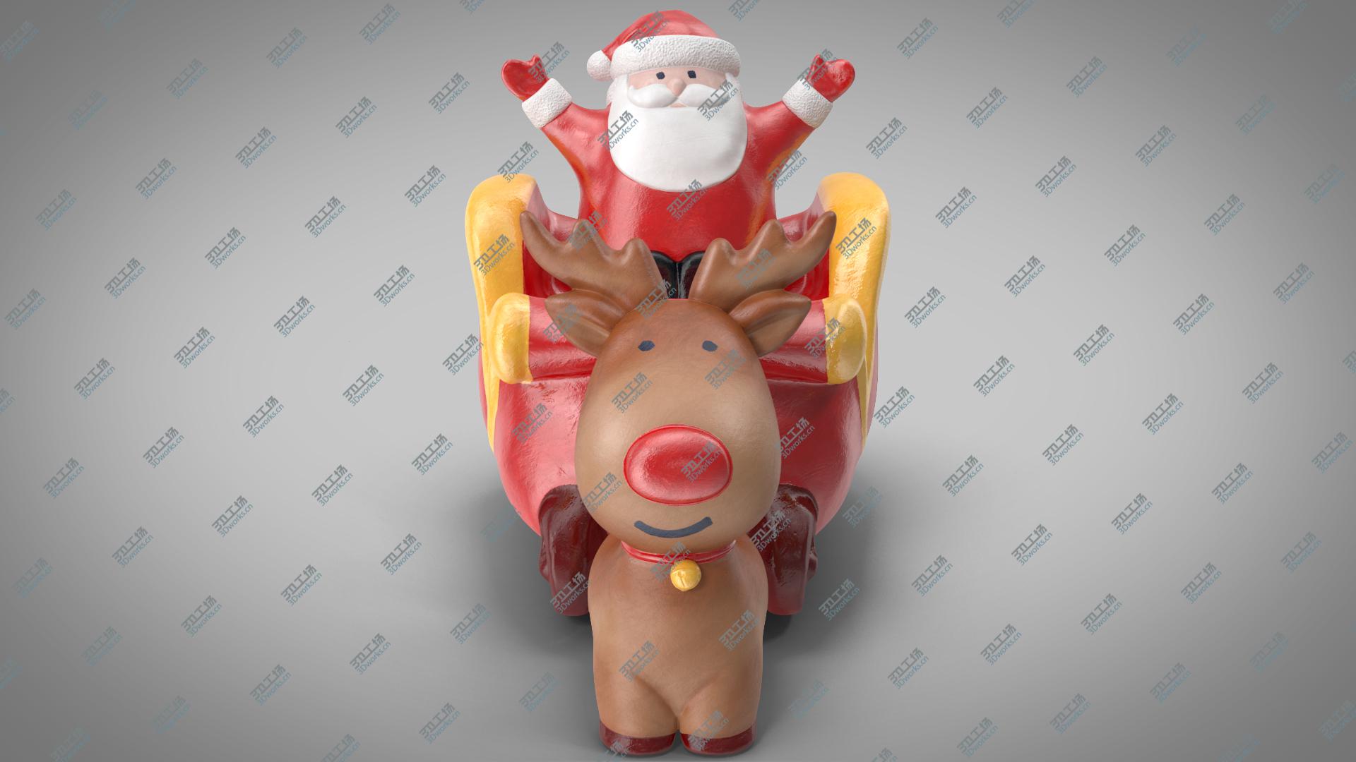 images/goods_img/202105071/Santa Claus with Sleigh Decorative Figurine 2 3D model/2.jpg